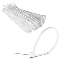 3.6X200 PLASTIK KABLO BAGI BEYAZ